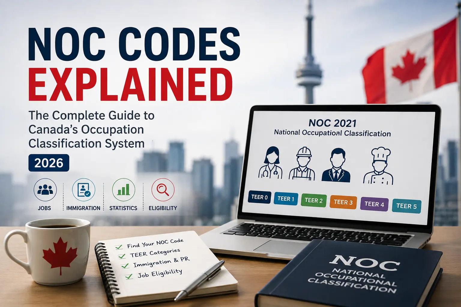 NOC Codes Explained: Complete guide to Canada’s NOC 2021 classification system and TEER categories for jobs and immigration